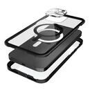 Monolith Magnetica Pro Magsafe対応両面ゴリラガラス+アルミバンパー ブラック iPhone 14 Pro Max