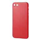 memumi Slim Case 極薄0.3ミリ 超軽量 Solid Red iPhone SE