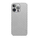 memumi Slim Case 極薄0.3ミリ 超軽量 Carbon Trans White iPhone 14 Pro