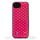 uncommon バッテリーケース PINK DOTS  iPhone SE/5s/5