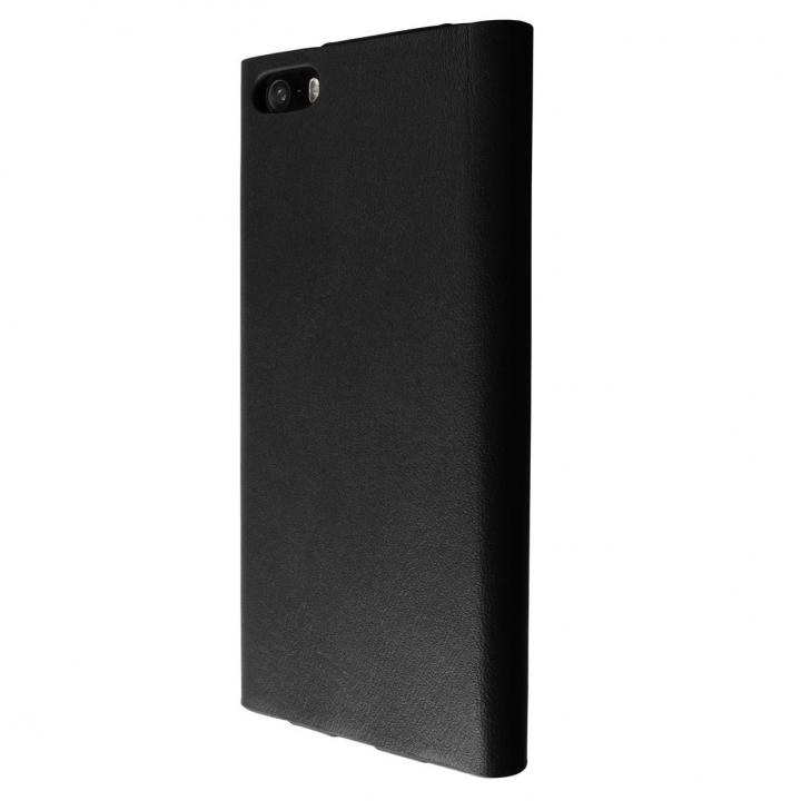 iPhone SE/5s/5 ケース GRAMAS One-Sheet Leather ブラック iPhone SE/5s/5 手帳型ケース_0