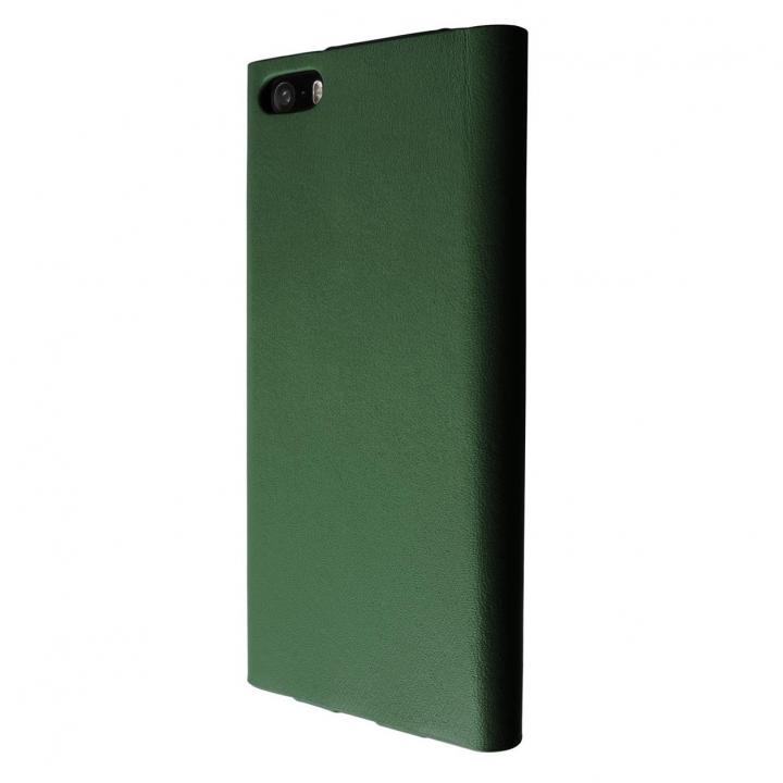 iPhone SE/5s/5 ケース GRAMAS One-Sheet Leather グリーン iPhone SE/5s/5 手帳型ケース_0