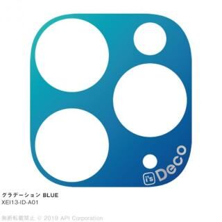 iPhone 11 Pro Max ケース EYLE i's Deco カメラレンズ デコフィルム グラデーション BLUE iPhone 11 Pro Max