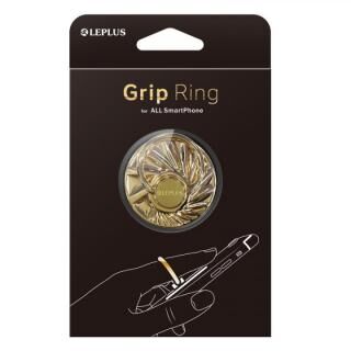 スマートフォン(汎用) スマートフォンリング 「Grip Ring」 【Hub】  ゴールド