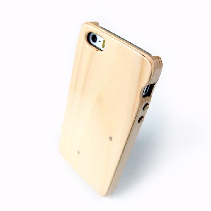 iPhone SE/5s/5 ケース iPhone5/5s木製ケース(もみの木)_0