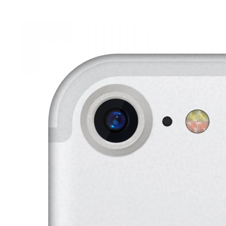 truffol カメラレンズ保護 クリーナー付き Aluminium Lens Guard シルバー iPhone 7_0