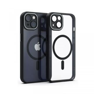 iPhone 14 (6.1インチ) ケース miak レンズガード一体型MagSafe対応クリアケース ブラック iPhone 14