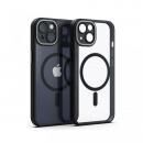 miak レンズガード一体型MagSafe対応クリアケース ブラック iPhone 14