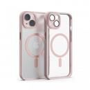 miak レンズガード一体型MagSafe対応クリアケース ピンク iPhone 14