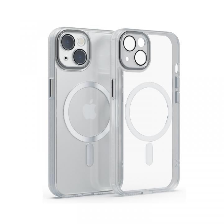 miak レンズガード一体型MagSafe対応クリアケース スモーキークリア iPhone 14_0