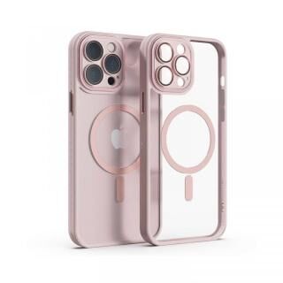 iPhone 14 Pro (6.1インチ) ケース miak レンズガード一体型MagSafe対応クリアケース ピンク iPhone 14 Pro