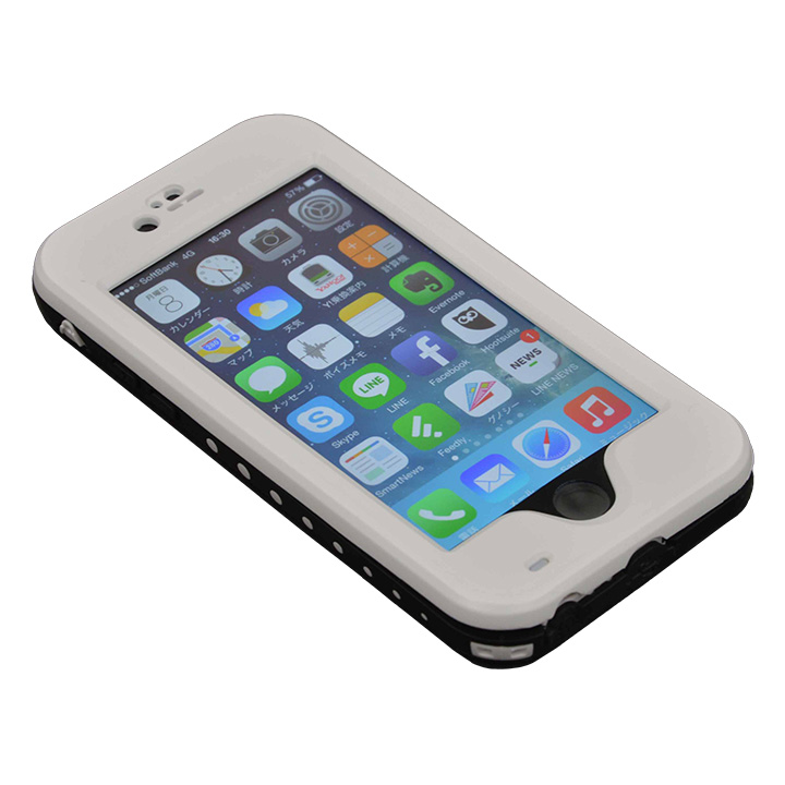 iPhone6 ケース Touch ID対応 防水&耐衝撃ケース ホワイト iPhone 6_0