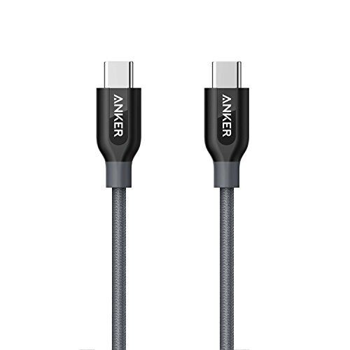 Anker PowerLine+ USB-C/USB-C 0.9m グレー_0