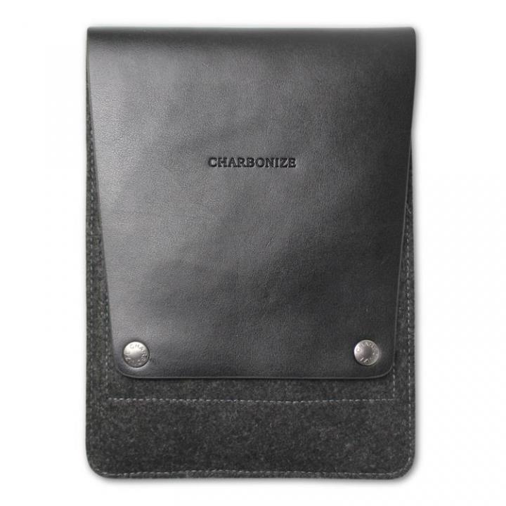 Charbonize レザー & フェルト iPad mini/2/3ケース  ブラック_0