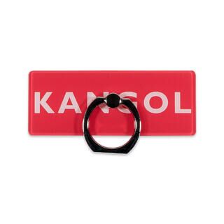 KANGOL カンゴール BOX LOGO RING RED スマホリング iPhone落下防止リング