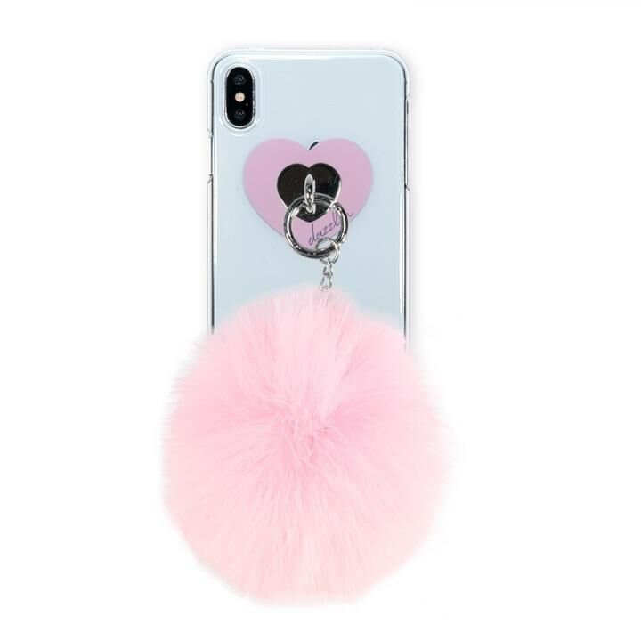 Iphone Xs Maxケース Dazzlin Fur クリアケース Cherry Pinkの人気