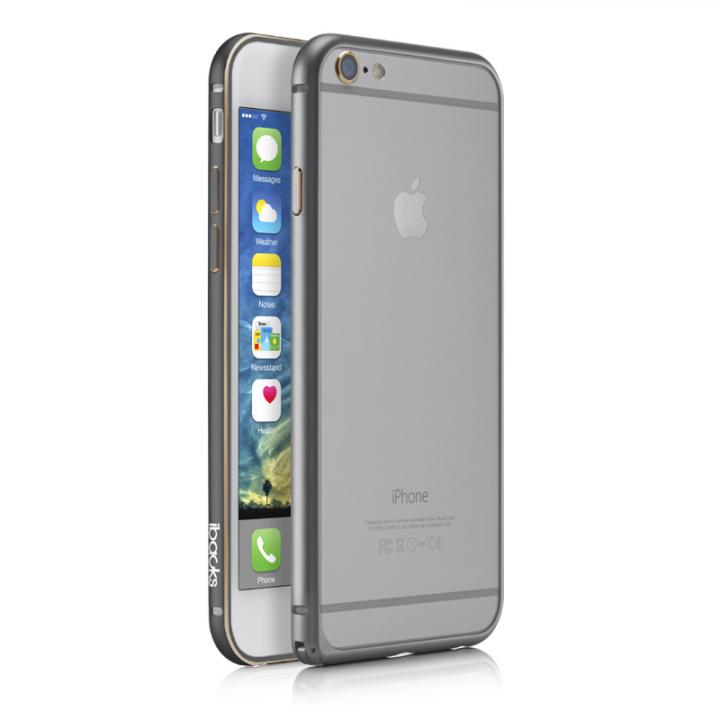 iPhone6 Plus ケース 軽量11gアルミバンパー ibacks Essence Bumper スペースグレイ iPhone 6 Plus_0
