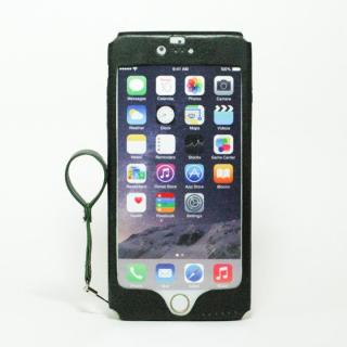 iPhone6 Plus ケース 本革一枚で包み込むケース mobakawa イタリアンホース カーキ iPhone 6 Plus