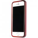 染 iPhone SE/5s/5 TPUバンパー紅
