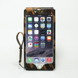 iPhone6 Plus ケース 本革一枚で包み込むケース mobakawa ヌメ カモフラージュ iPhone 6 Plus