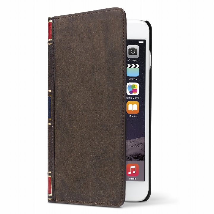 iPhone6 ケース 洋書のような手帳型ケース BookBook  ヴィンテージブラウン iPhone 6_0