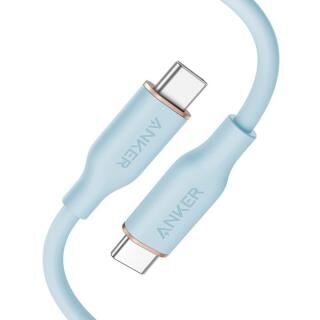 Anker PowerLine III Flow USB-C & USB-C ケーブル 0.9m アイスブルー【6月上旬】