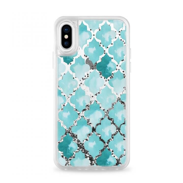 iPhone X ケース Casetify MOROCC.TILES Silver Glitter case iPhone X_0