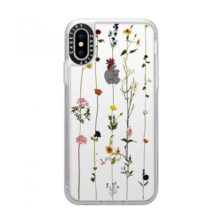 iPhone XS/X ケース Casetify FLORAL grip clear iPhone XS/X_0