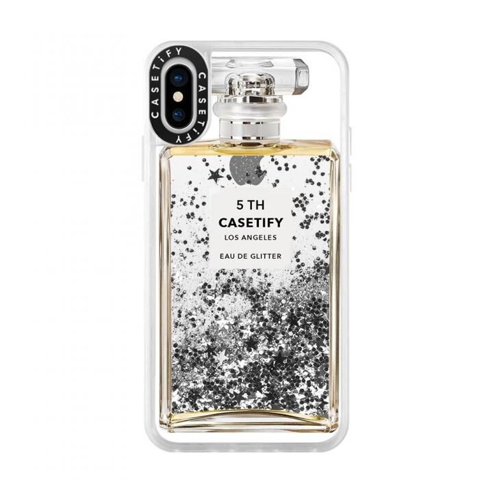 iPhone XS/X ケース Casetify MISS PERFUME 2 glitter silver iPhone XS/X_0