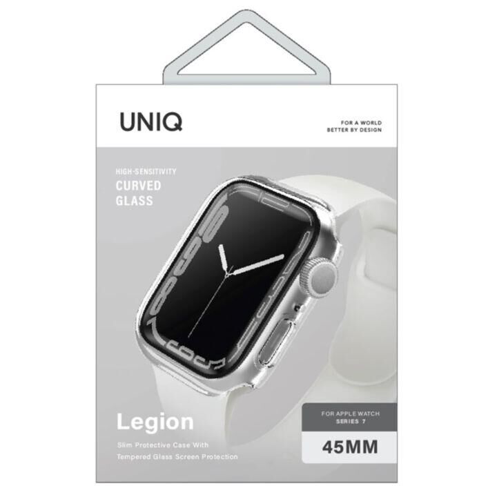 UNIQ LEGION Apple Watchケース 強化ガラス 45mm CLEARの人気通販