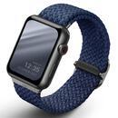 UNIQ ASPEN Apple Watch 編組 ストラップ 45/44/42mm BLUE