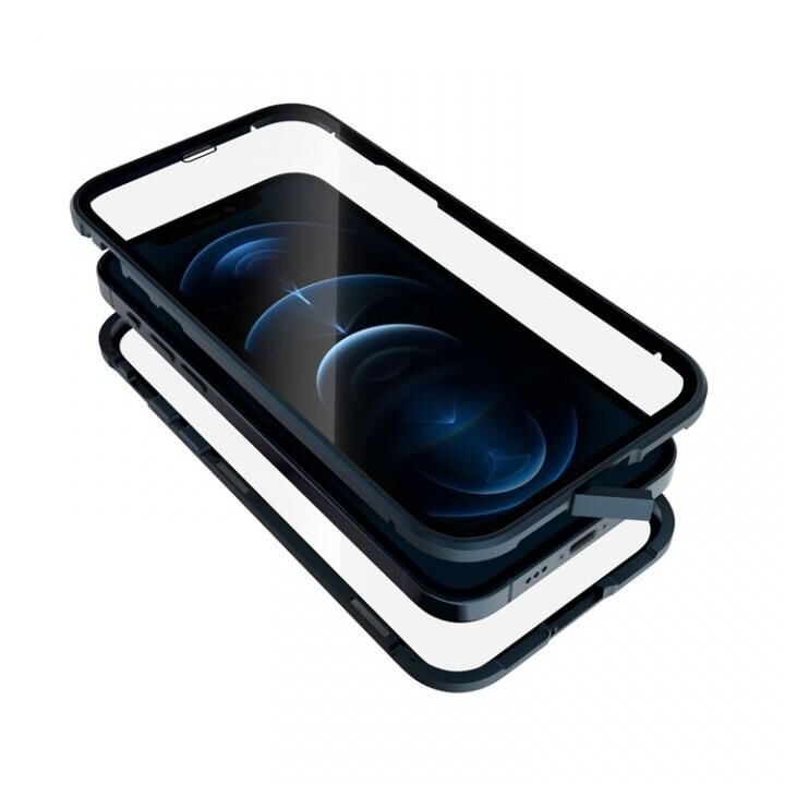 Monolith Alluminio 2020 モノリス アルミニオ 2020 ゴリラガラス+アルミバンパー ブルー iPhone 12/iPhone 12 Pro_0