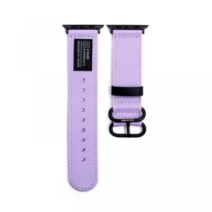 SOFT WOVEN STRAP for Apple Watch 41/40/38mm ライトパープル【10月上旬】_0
