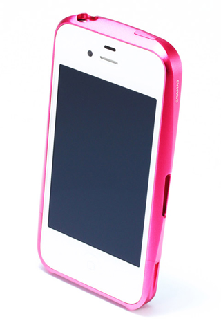 その他のiPhone/iPod ケース 【iPhone4/4s】GRAMAS メタルバンパー 02シリーズ(ピンク)
