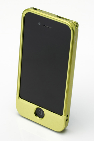 その他のiPhone/iPod ケース 【iPhone4/4s】GRAMAS メタルバンパー 04シリーズ(グリーン)